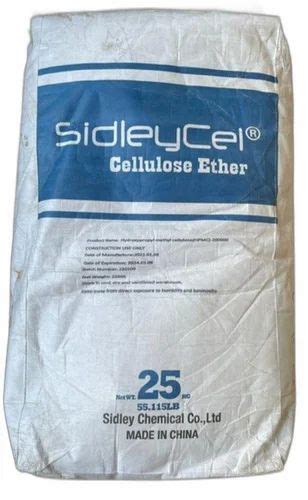 Hpmc Hydroxy Propyl Methyl Cellulose Bag 25 Kg At Rs 340 Bag In Siliguri