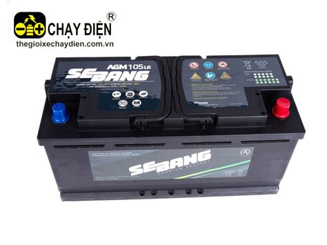 Ắc quy SEBANG AGM 105 L6 12V 105ah