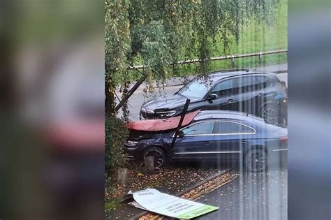 Man In Hospital As Car Ploughs Into Tree In Hanley Smash Stoke On