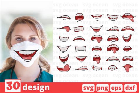 Cute Face Svg Face Mask Svg Comics Face Svg Cartoon Mouth Etsy Canada ...