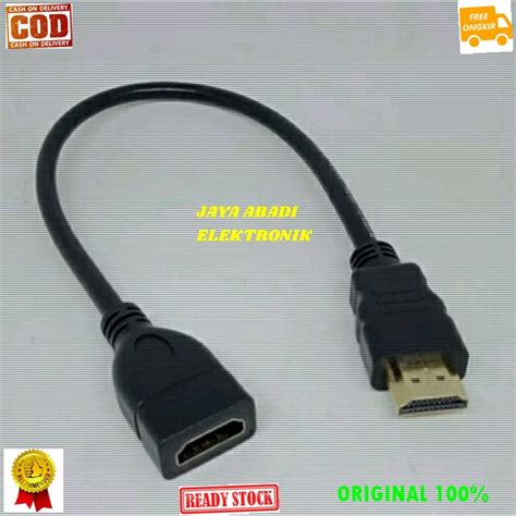 Jual Original Kabel Extension Hdmi Cm Sambungan Jek Jack Male Female