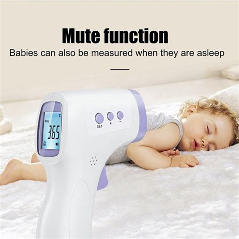 Baby Voorhoofd Thermometer Infrarood Digitale Lcd Kleuren Body