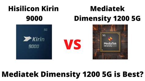 Mediatek Dimensity Vs Hisilicon Kirin Battle Of Devils