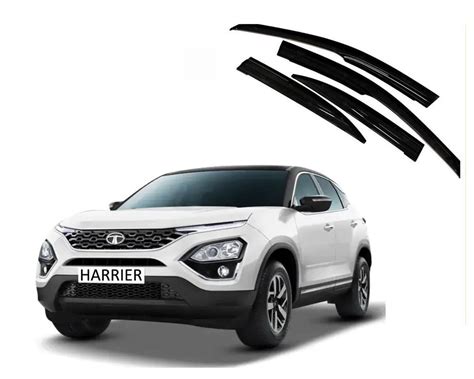 Kunj Autotech Door Visor For Tata Harrier All Model Set Of 4 Pieces At