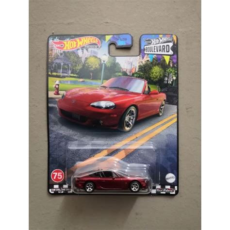 Hot Wheels Boulevard Mazda Mazdaspeed Miata 75 Japan Card Shopee Malaysia