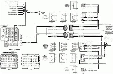 1989 Chevy Silverado Power Window Schematics