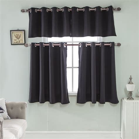 Glonme Single Curtain Panel Thermal Insulated Short Blackout Window