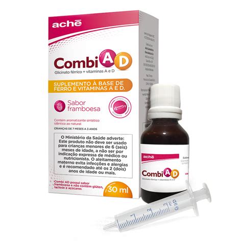 Combi Ad Abre O Apetite - Suplemento Combi AD 30ml Solução Achè | Droga Raia