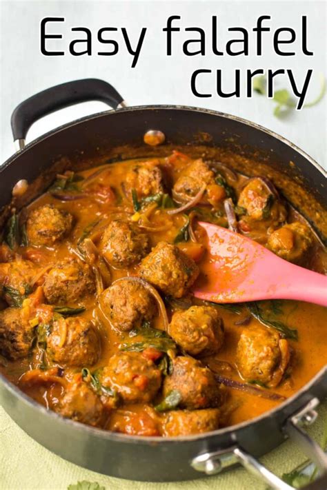 Easy Falafel Curry Easy Cheesy Vegetarian