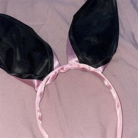 Pink Playboy Bunny Costume Accessories Worn Once Depop