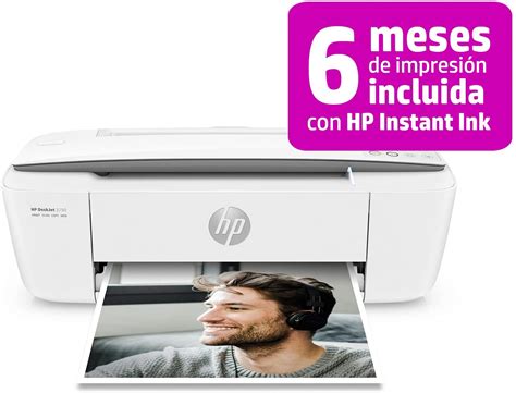 Impresora Multifunción HP Deskjet 3750 Wifi Blanca