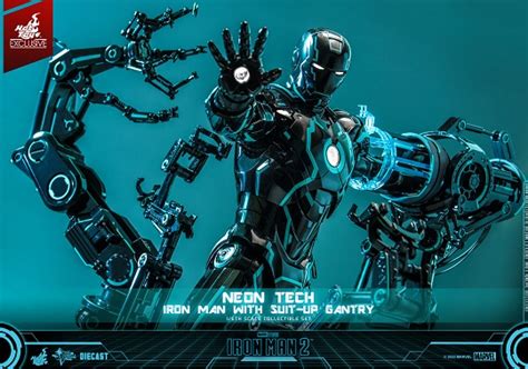Hot Toys Relan A Figura Neon Tech Iron Man Na Escala Mais Acess Rios Universo Marvel