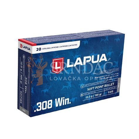 Lapua Mega KAL 308 Win 12 0 Grama 185 Gr Karabinski Metak