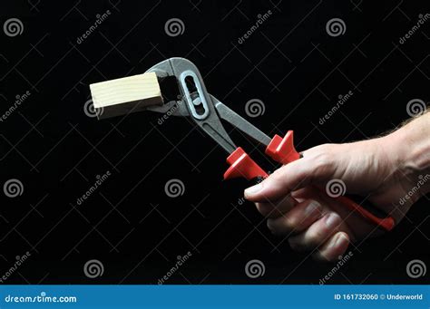 Pliers And A Hand Stock Photo Image Of Plier Industry 161732060