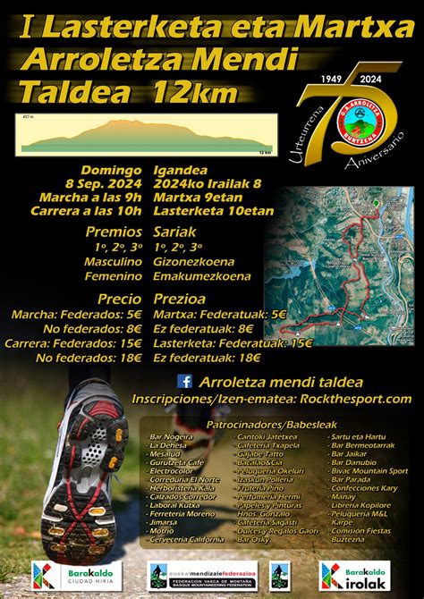 RockTheSport 1ª Carrera de Montaña Arroletza Mendi Taldea 2024