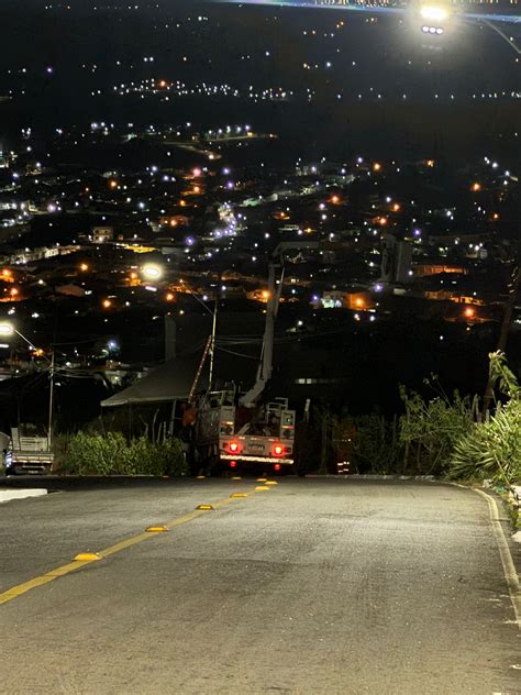 Prefeitura de Palmeira finaliza nova iluminação na Serra do Goiti