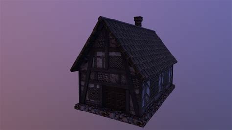 Mod Le D De Maison M Di Vale Low Poly Turbosquid