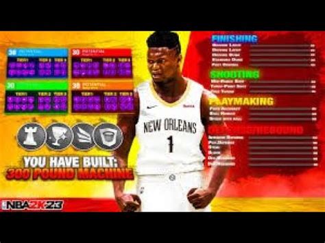 ZION WILLIAMSON 99 DUNK LOB THREAT BUILD BREAKS 2K23 YouTube