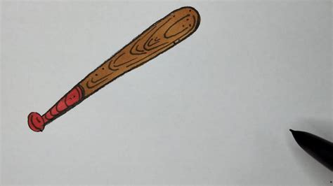 25 Easy Baseball Bat Drawing Ideas How To Draw