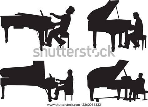 Grand Piano Player Silhouette Stock Photos And Pictures 414 Images