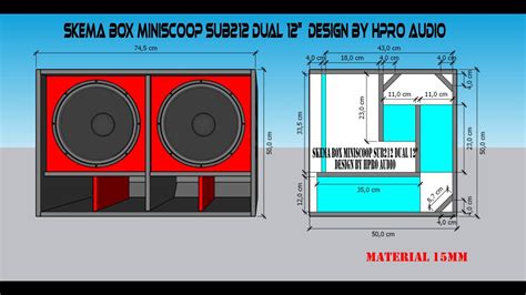 Skema Box Subwoofer 12 Ruangan ARA AUDIO 49 OFF