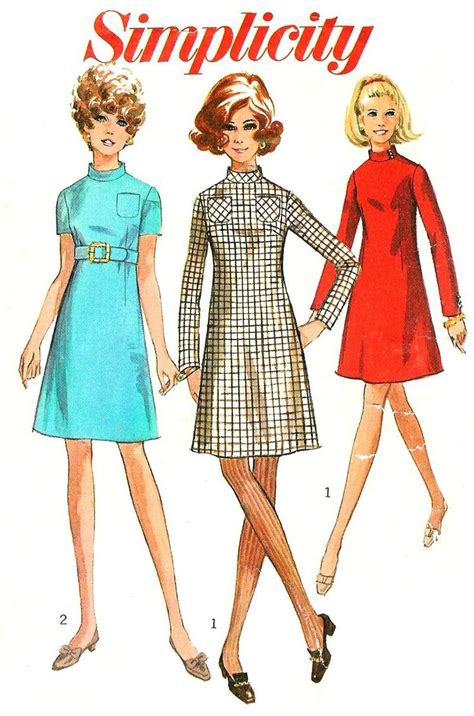 Sewing Patterns 1960s Dresses