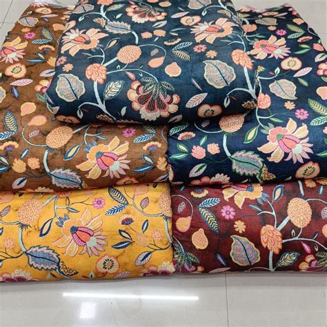 Polyester Cotton RUBY DIGITAL PRINTED GSM 110 At Rs 90 Meter In Surat