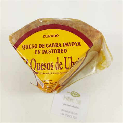 Queso Curado De Cabra Papoya En Pastoreo 380 G Quesos De Ubrique