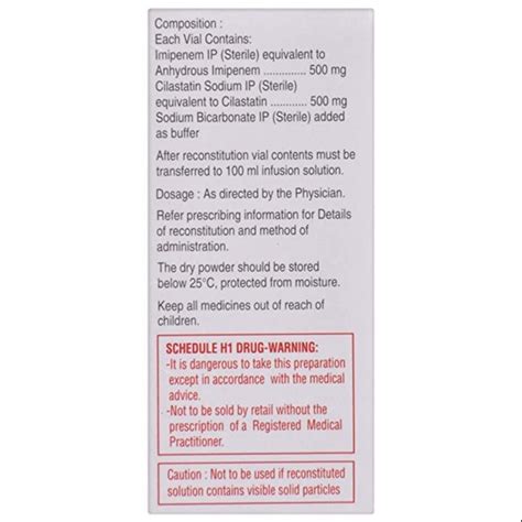 I Nem 500 Mg Injection At Rs 950 Vial Primaxin In New Delhi ID