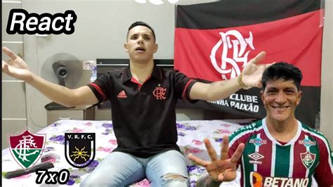 React Fluminense X Volta Redonda Melhores Momento E Gols Youtube