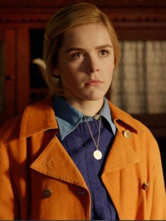 Kiernan Shipka Mad Men Orange Coat