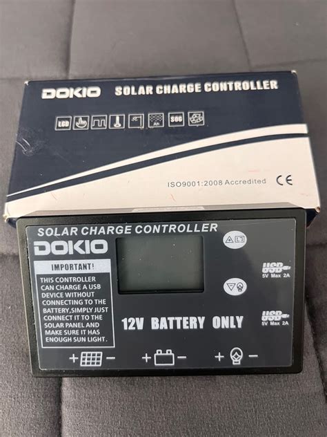 DOKIO XT60 Solar Controller 12V 10A USB Comnect To Solar Panel