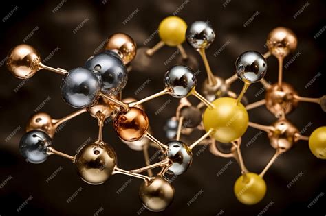 Premium Ai Image Atoms And Molecules Model Of Atoms Ai Generated