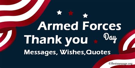 Armed Forces Day Thank you Messages, Wishes, Quotes