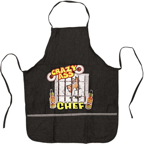 Crazy Ass Apron Denim Black Ass Kickin
