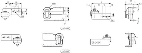 Hinge With Locking Lever