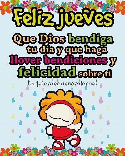 Feliz Jueves Dios Te Bendiga