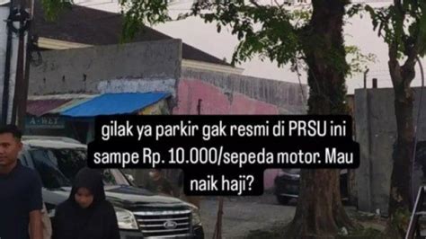 WARGA Keluhkan Tarif Parkir Kendaraan Roda Dua Di PRSU Rp 10 Ribu