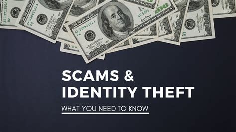 Scams And Identity Theft Presentation Youtube