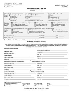 Fillable Online Rev Supplier Registration Form Fax