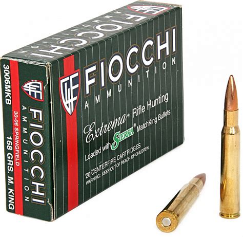 Fiocchi Exacta 30 06 Springfield Sierra M King Da 168 Grs