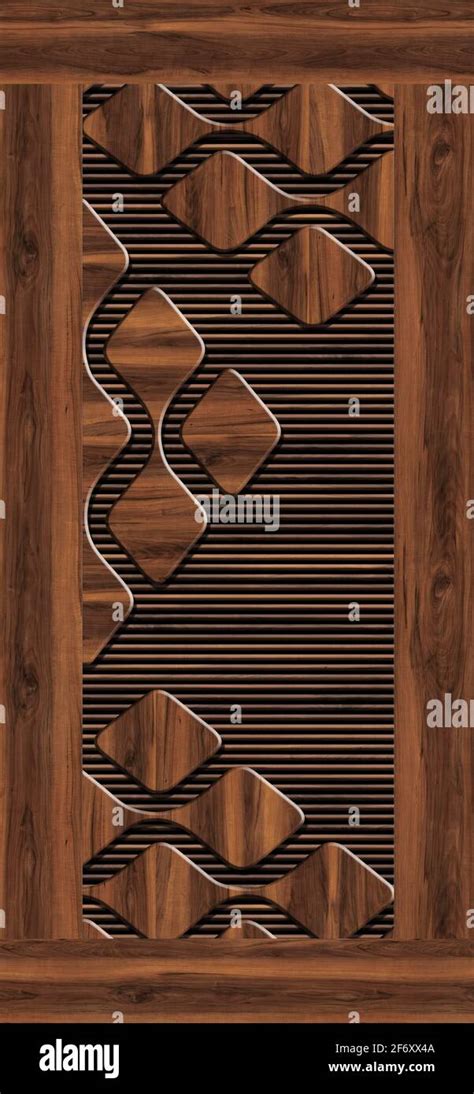 3d Laminated Door Design Stock Photo Alamy