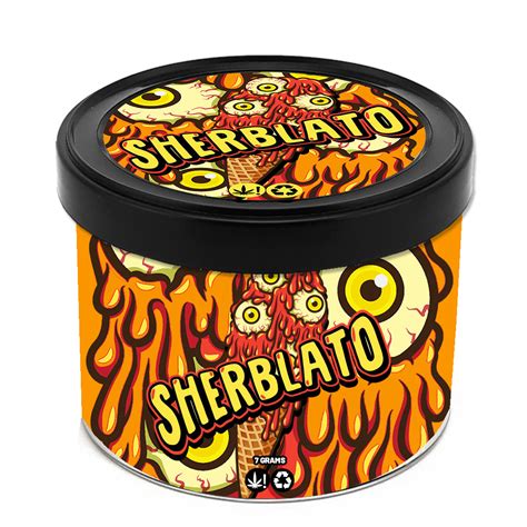 Sherblato 200ml Tuna Tins 7g Green Buddha Packaging