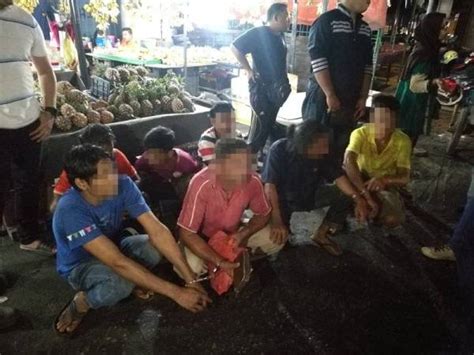 Polis Gempur Pasar Borong Selayang Sinar Harian