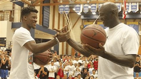 Michael Jordan, Jimmy Butler square off in shooting contest (Video)