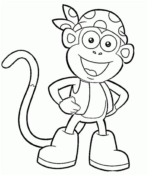 Dora Map Coloring Pages