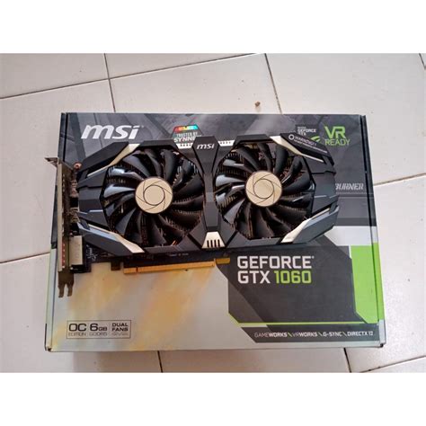 Msi Gtx 1060 6gb Oc มือสอง Shopee Thailand