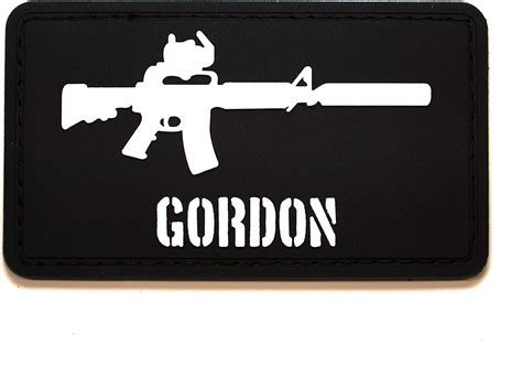 Gun Morale Patch Ar15 Gordon Carbine Black Hawk Down