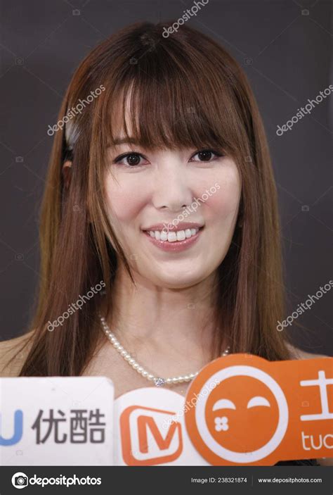 Japanese Porn Star Yui Hatano Interviewed Global Gaming Asia Stock Editorial Photo