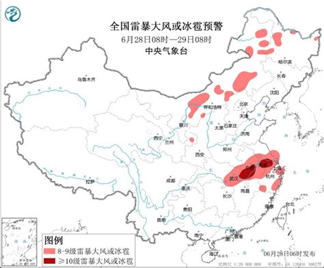 中央气象台暴雨强对流双预警齐发：湖北中部等地局地特大暴雨 绿政公署 澎湃新闻 The Paper